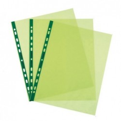 Buste forate Favorit Art Superior liscio 22x30 cm verde Favorit conf. 25 pezzi