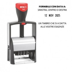 Timbro Datario Classic Line 2660 autoinchiostrante 37x58 mm 7 righe Colop®