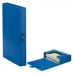 Scatola progetto Eurobox dorso 4 cm 25x35 cm blu Esselte