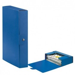 Scatola progetto Eurobox dorso 6 cm 25x35 cm blu Esselte