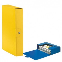 Scatola progetto Eurobox dorso 6 cm 25x35 cm giallo Esselte