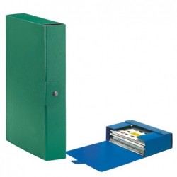 Scatola progetto Eurobox dorso 6 cm 25x35 cm verde Esselte