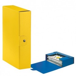 Scatola progetto Eurobox dorso 8 cm 25x35 cm giallo Esselte