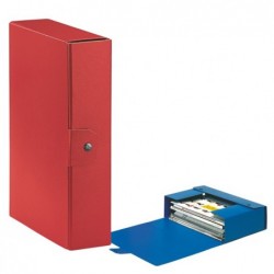 Scatola progetto Eurobox dorso 8 cm 25x35 cm rosso Esselte