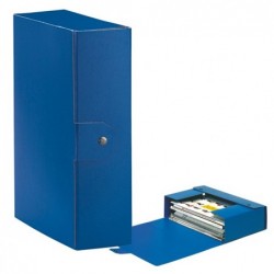 Scatola progetto Eurobox dorso 10 cm 25x35 cm blu Esselte