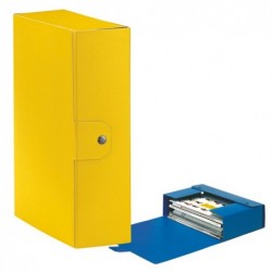 Scatola progetto Eurobox dorso 10 cm 25x35 cm giallo Esselte