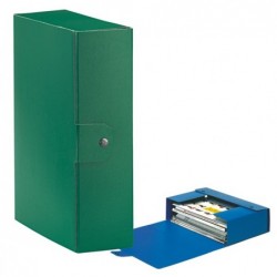 Scatola progetto Eurobox dorso 10 cm 25x35 cm verde Esselte