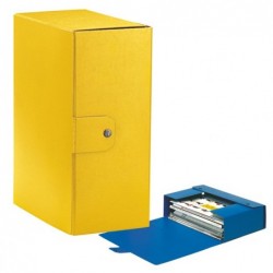 Scatola progetto Eurobox dorso 15 cm 25x35 cm giallo Esselte