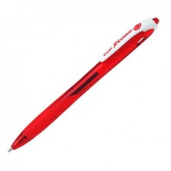 Penna a sfera a scatto Rexgrip Begreen punta 0,7mm rosso Pilot