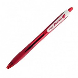 Penna a sfera a scatto Rexgrip Begreen punta 1,0mm rosso Pilot