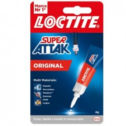 Colla Super Attak Original 4 gr trasparente Loctite