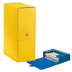 Scatola progetto Eurobox dorso 12 cm 25x35 cm giallo Esselte