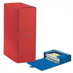 Scatola progetto Eurobox dorso 12 cm 25x35 cm rosso Esselte