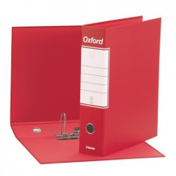 Registratore Oxford G83 dorso 8 cm commerciale 23x30 cm rosso Esselte