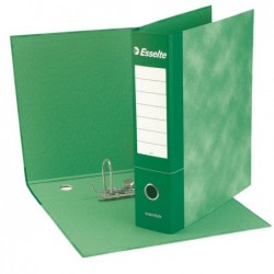 Registratore Essentials G75 dorso 8 cm protocollo 23x33 cm verde Esselte