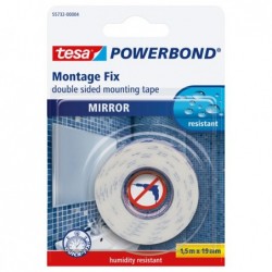 Nastro biadesivo Tesa Powerbond per specchi 1,9 cm x 1,5 m bianco Tesa blister 1 pezzo