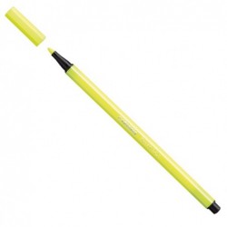 Pennarello Pen 68 giallo neon 024 Stabilo