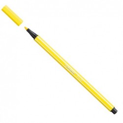 Pennarello Pen 68 giallo limone 24 Stabilo