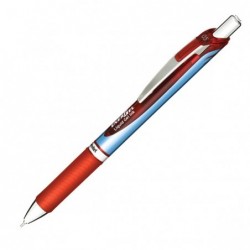 Roller a scatto Energel XM Click punta 0,5mm rosso Pentel