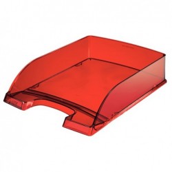 Vaschetta portacorrispondenza Leitz Plus Standard 25,5 x 7 x 36 cm rosso trasparente Leitz