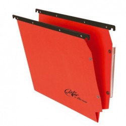 Cartella sospesa Joker armadio interasse 33 cm fondo V 32,6x28 cm rosso Bertesi