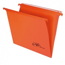 Cartella sospesa Joker cassetto interasse 39 cm fondo V 37x25 cm arancio Bertesi