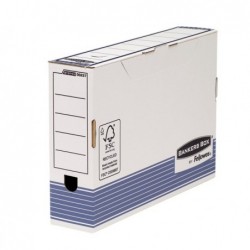 Scatola archivio Bankers Box System formato legale 25,5x36 cm dorso 8 cm Fellowes