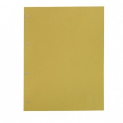 Separatori cartoncino Manilla 200 gr 22x30 cm giallo Cartotecnica del Garda conf. 200 pezzi