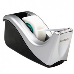 Dispenser C60 per nastri 1,9 cm 4 rotoli Scotch Magic™ 810 1,9 cm x 33 m inclusi nero/argento Scotch