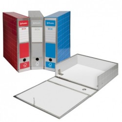 Scatola archivio Box4 dorso 9 cm 37,5x29,5 cm blu Resisto