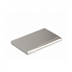 Porta biglietti da visita Business Card Box 9x5,5 cm alluminio Durable