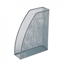 Portariviste Mesh 26 x 8 x 33,5 cm rete metallica argento Alba