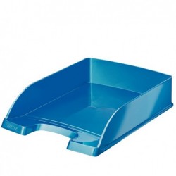 Vaschetta portacorrispondenza WOW 25,5 x 35,7 x 7 cm blu metallizzato Leitz