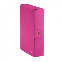 Scatola progetto WOW dorso 8 cm fucsia metallizzato Leitz