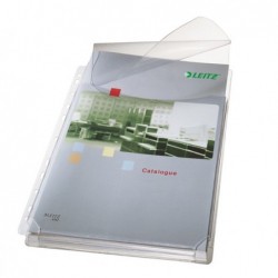 Buste forate alta capacità con lembo 22x30 cm PVC Leitz trasparente conf. 5 pezzi