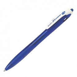 Penna a sfera a scatto Rexgrip Begreen punta 1,6mm blu Pilot