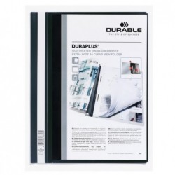 Cartellina ad aghi Duraplus copertina personalizzabile 21x29,7 cm nero Durable