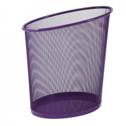 Cestino gettacarte Mesh 18 L rete metallica viola Alba