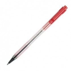 Penna a sfera a scatto BP S Matic punta media 1,0mm rosso Pilot