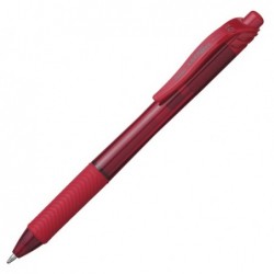 Roller a scatto Energel X Click BL110 punta 1,0mm rosso Pentel