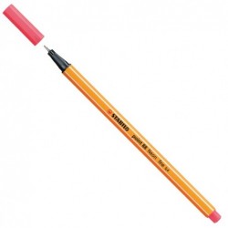 Fineliner Point 88 tratto 0,4 mm rosso neon 040 Stabilo