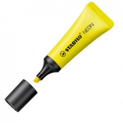 Evidenziatore stabilo Neon punta a scalpello tratto da 2,05,0mm colore giallo Stabilo