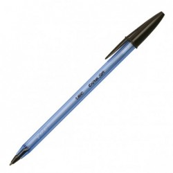 Penna a sfera con cappuccio Cristal Soft punta 1,2mm nero Bic conf. 50 pezzi