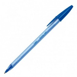 Penna a sfera con cappuccio Cristal Soft punta 1,2mm blu Bic conf. 50 pezzi