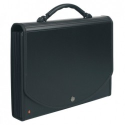 Classificatore Exacase 13 tasche PPL 33x26 cm nero Exacompta