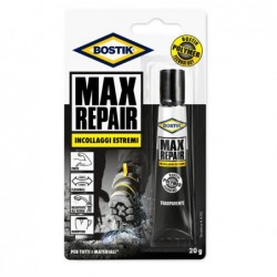 Adesivo Max Repair universale 20 gr trasparente Bostik