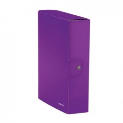 Scatola progetto WOW dorso 8 cm viola metallizzato Leitz