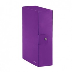 Scatola progetto WOW dorso 10 cm viola metallizzato Leitz