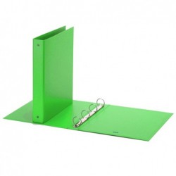 Raccoglitore Europa Neon 4 anelli tondi 30 mm dorso 4 cm 22x30 cm verde neon Favorit