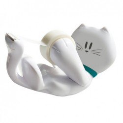 Dispenser Kitty 1 rotolo Scotch Magic™ 810 1,9 cm x 7,5 m incluso bianco Scotch